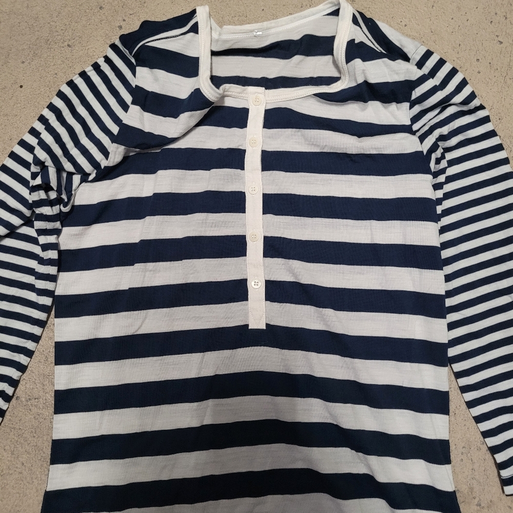 ICEBREAKER MID SLEEVE STRIPED SHIRT - Picture 8 of 9